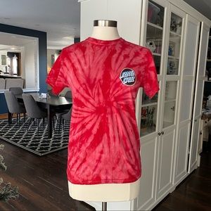 Santa Cruz Red Tye-Dye T-Shirt Women’s Small